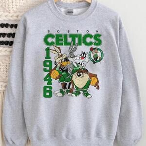 Boston Celtics Looney Tunes Basketball Fan Sweatshirt